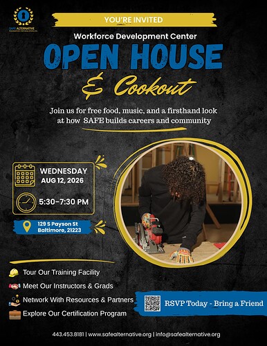 WDC Open House & Cookout Flyer