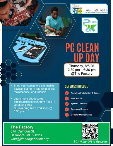 PC Cleanup day at The Factory