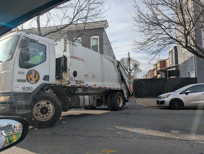 DPW Doing regular trash pickup