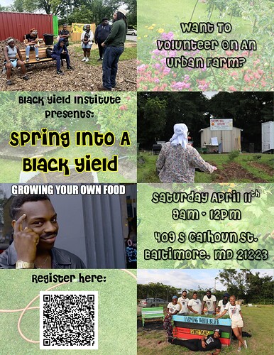 Spring Into A Black Yield Volunteer Day - 4.11.26